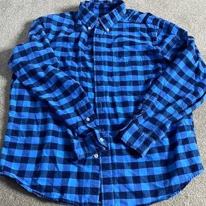 American Eagle men’s button down shirt Large Blue/black